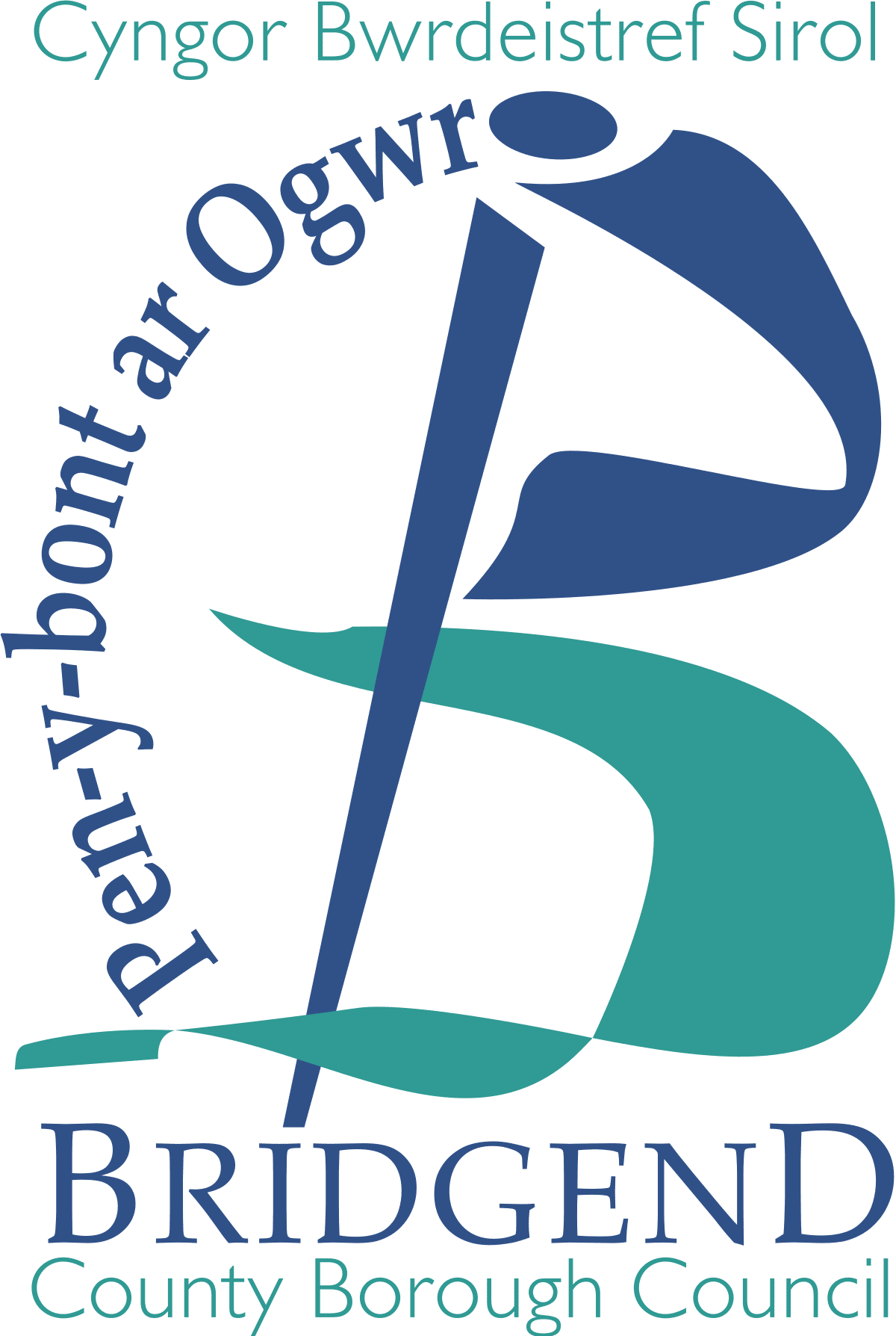 Het logo van de gemeenteraad van Bridgend